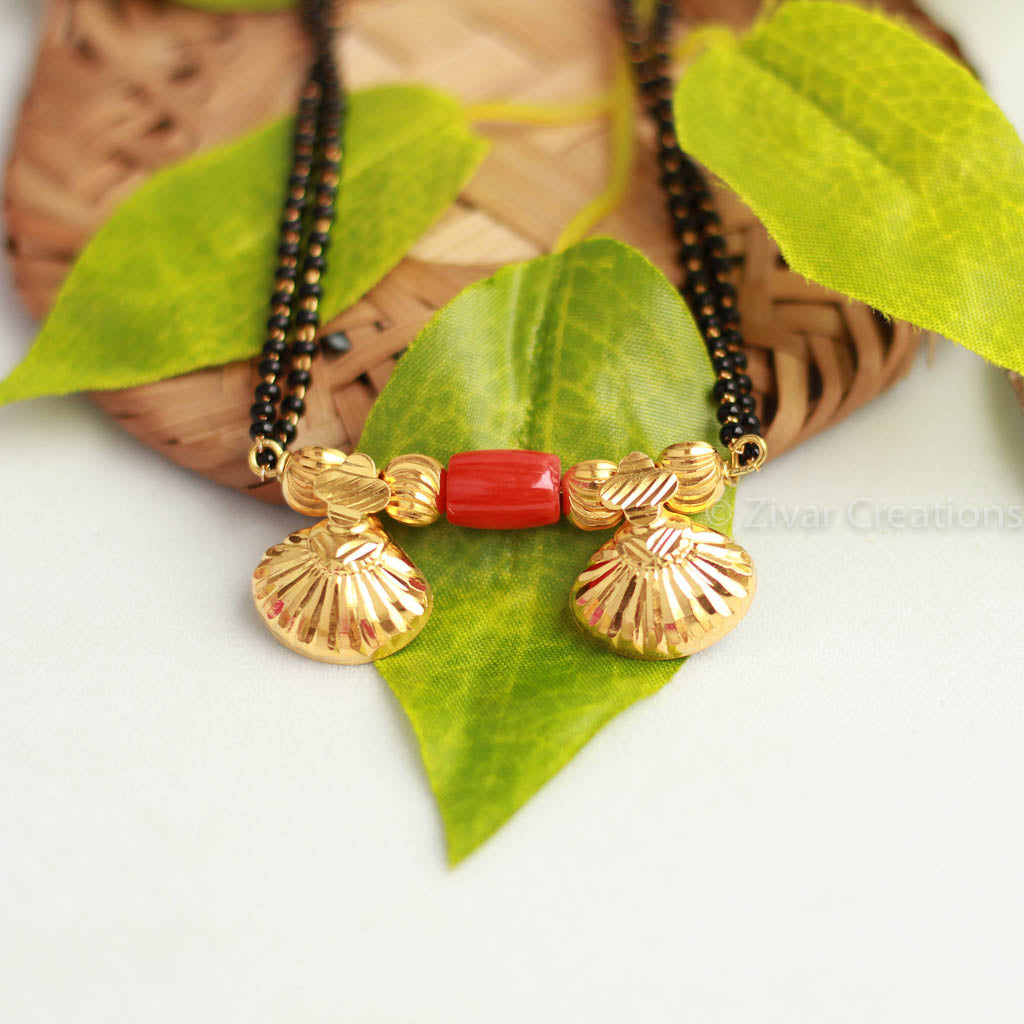 Pure on sale gold mangalsutra