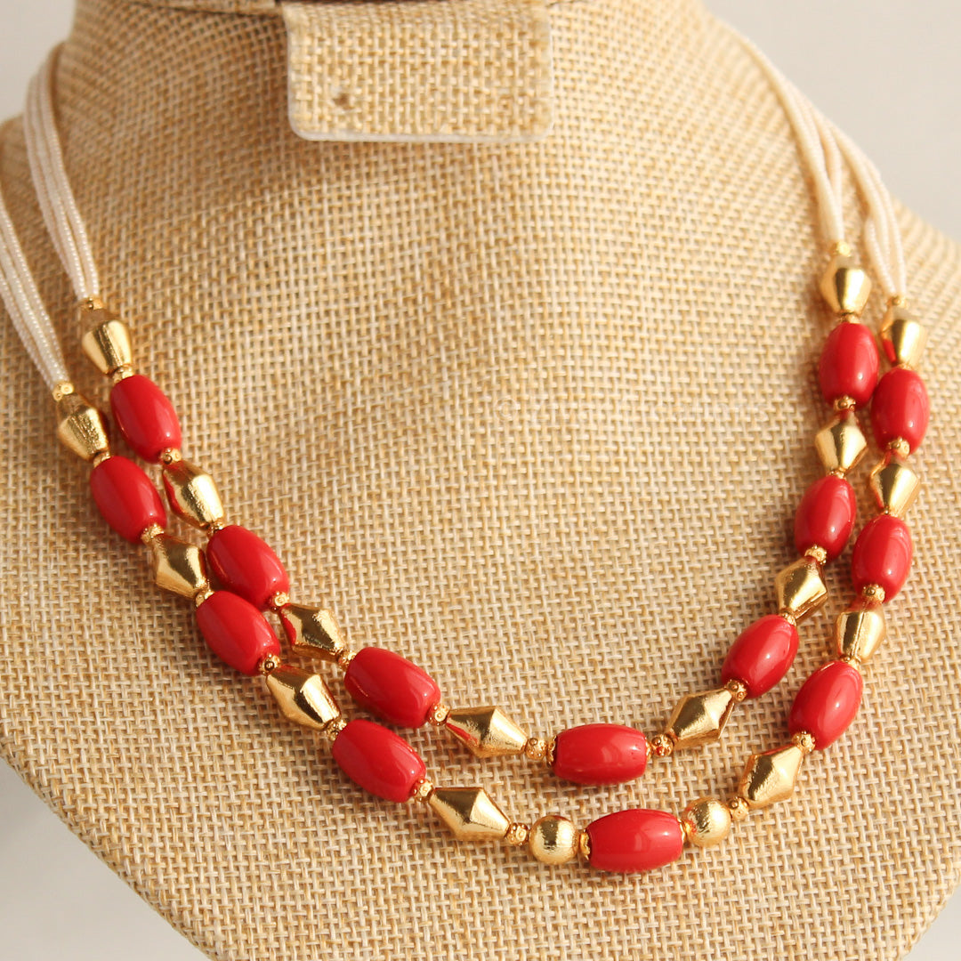 The Chunky Coral Necklace | Perla By Eenvoud