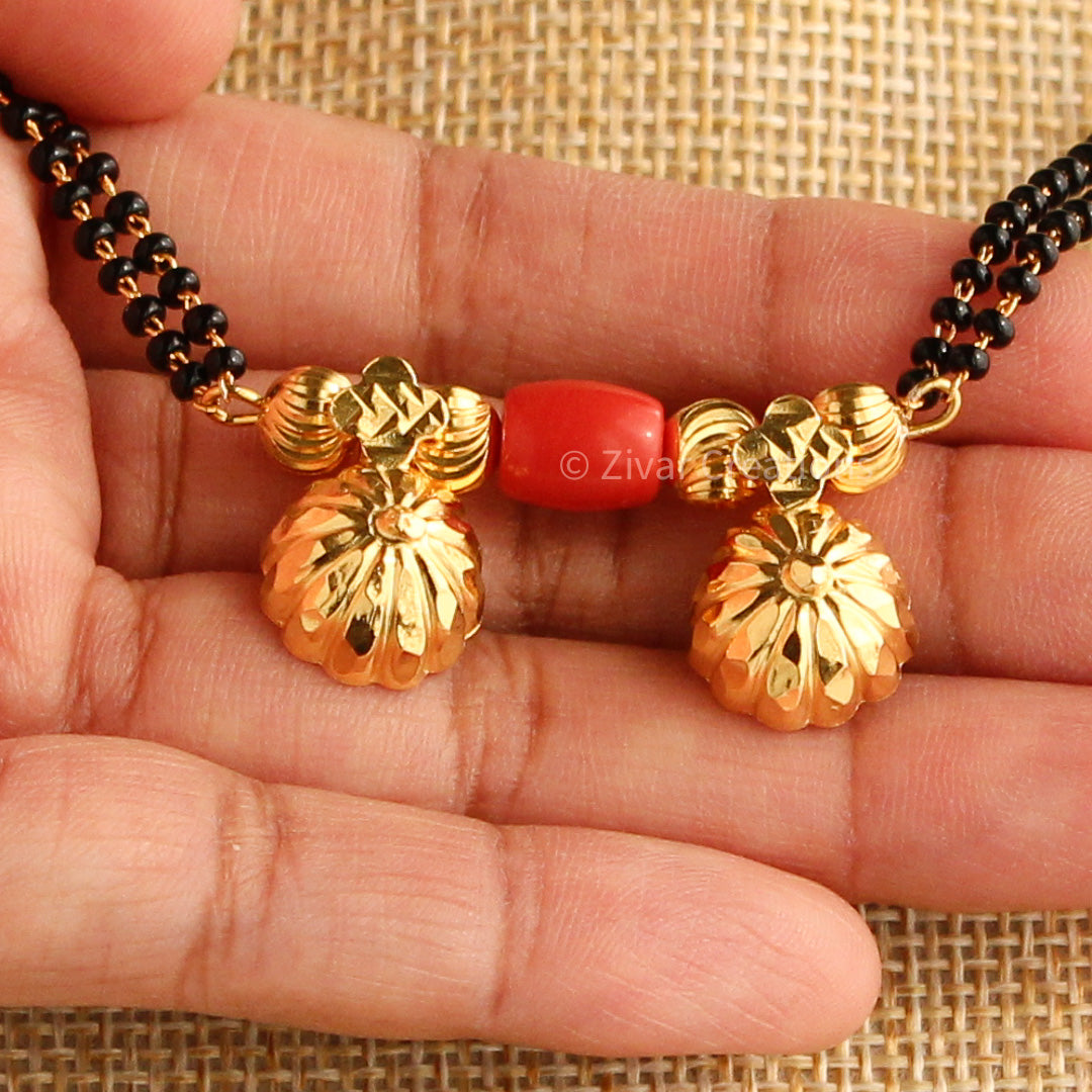 Flower Two Vati Long Mangalsutra