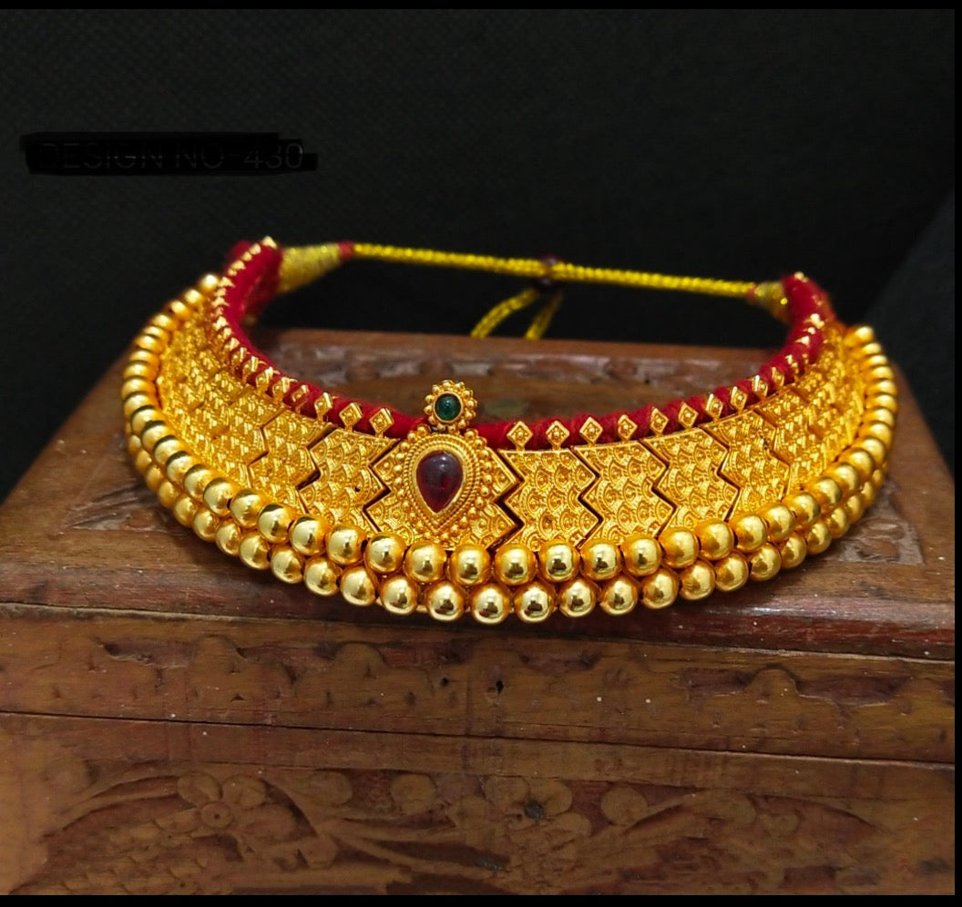 Traditional Gold Plated Thushi