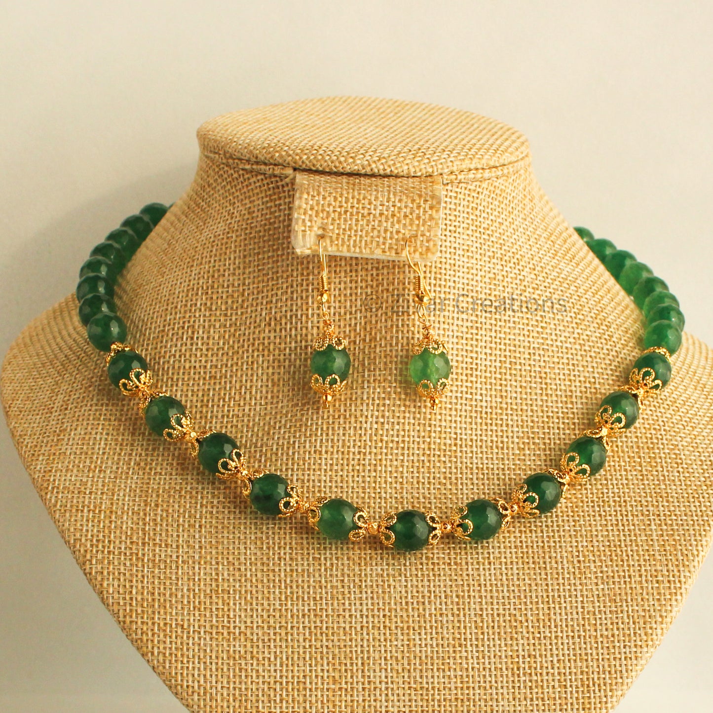 Green Beads Necklace