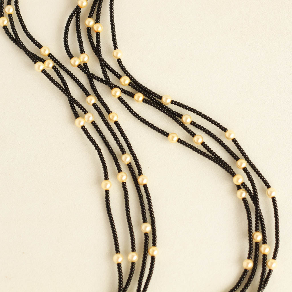 Long hot sale black mangalsutra